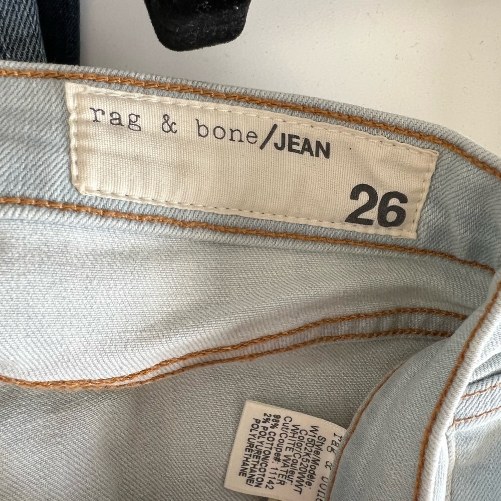 Bleach-look Rag and Bone Jeans - Picture 6 of 7